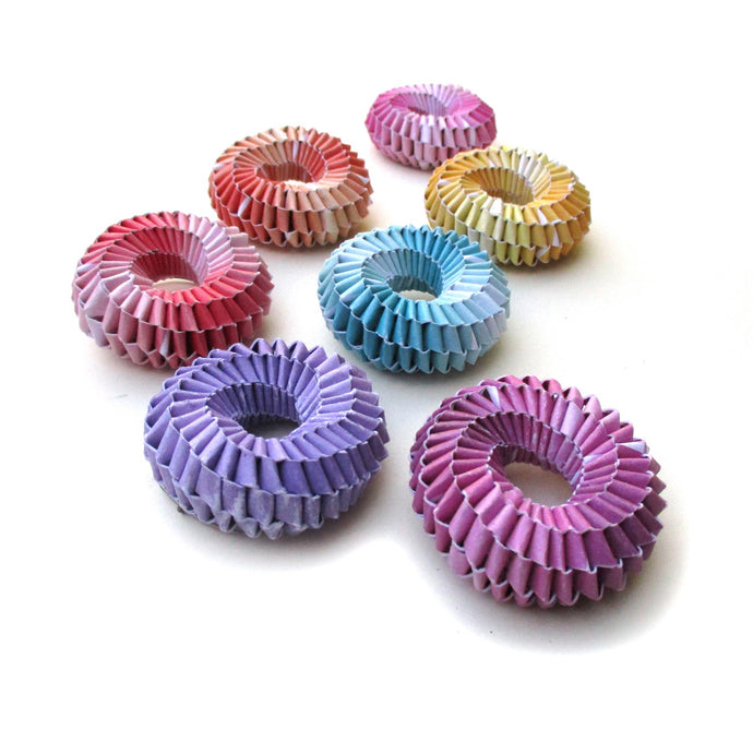 Paint sample chip brooches