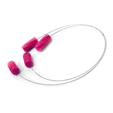 Load image into Gallery viewer, Due Per Due Necklace Hot Pink
