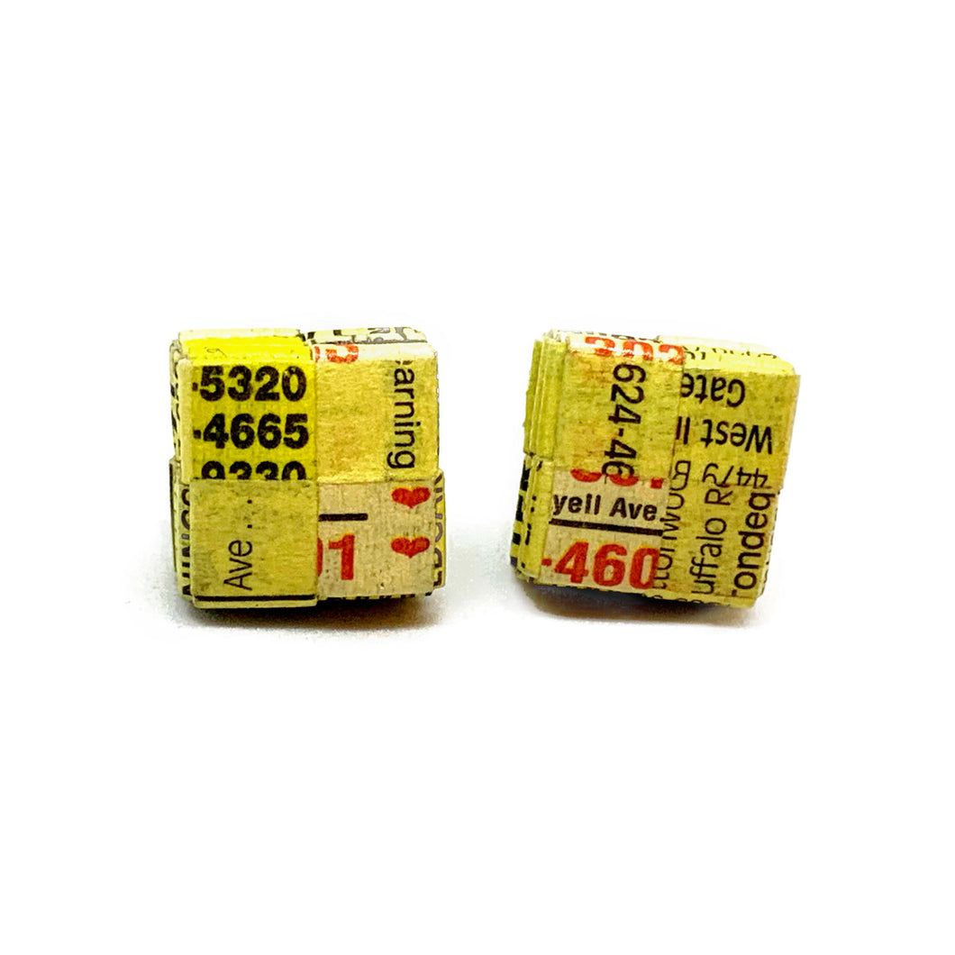 Yellow Pages Cufflinks