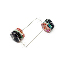 Load image into Gallery viewer, Ceresa Earrings MS in Red, Green and Black
