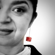 Load image into Gallery viewer, Ceresa Earrings MS in Red
