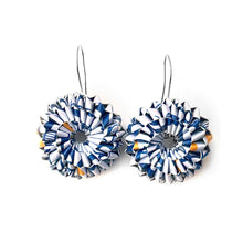 Load image into Gallery viewer, PRIMI-P EARRINGS WHITE BLUE AND YELLOW
